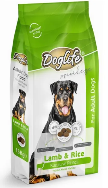 Doglife Kuzu Etli 15 kg Köpek Maması