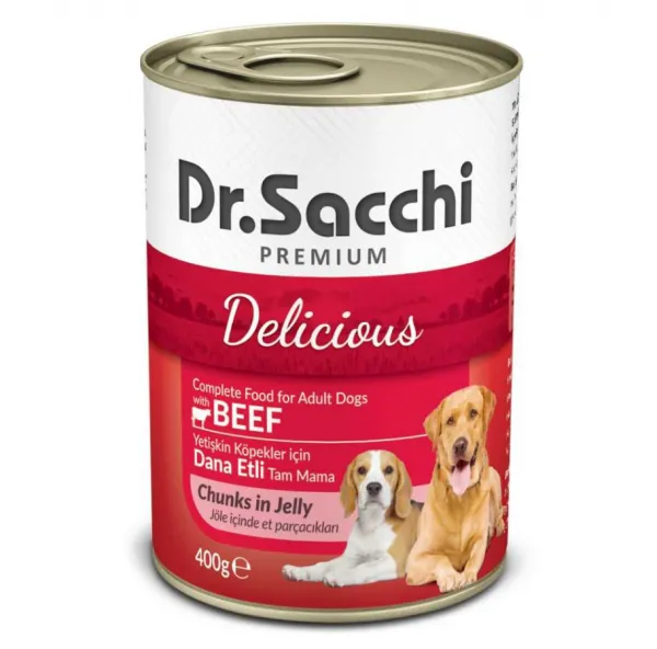 Dr.Sacchi Adult Biftekli 400 gr Köpek Maması