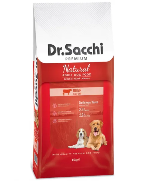 Dr.Sacchi Natural Beef Adult 15 kg Köpek Maması