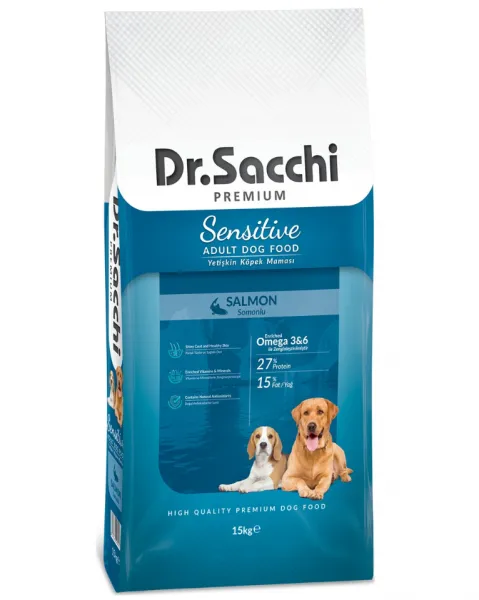 Dr.Sacchi Premium Sensitive Salmon Adult 15 kg Köpek Maması
