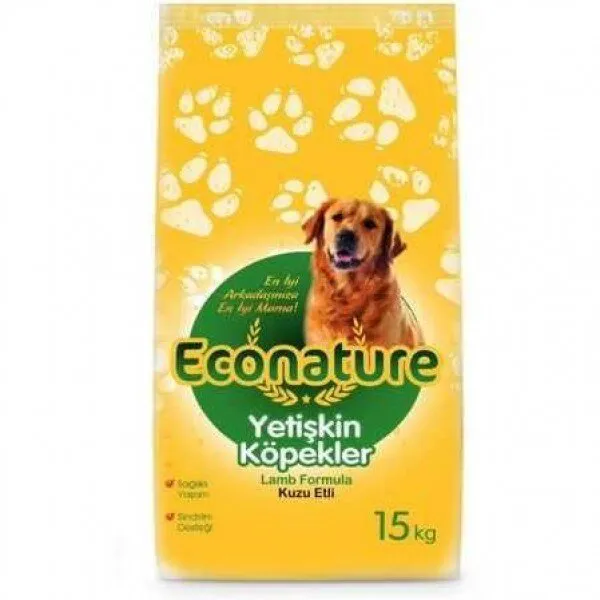 Econature Kuzu Etli Adult 15 kg Köpek Maması