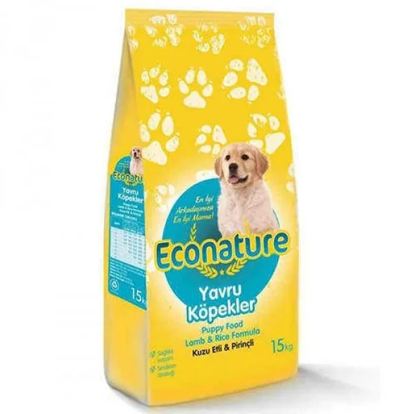 Econature Kuzu Etli ve Pirinçli Kitten 15 kg Köpek Maması