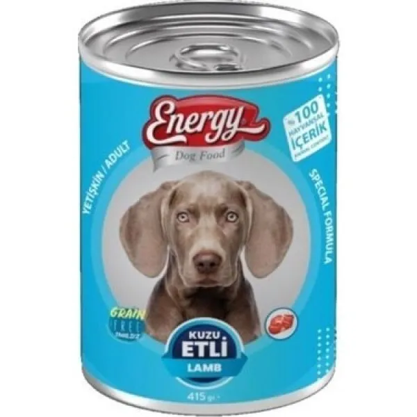 Energy Kuzu Etli ve Yetişkin 415 gr Köpek Maması