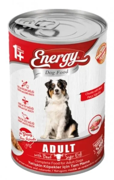 Energy Sığır Etli Yetişkin 400 gr Köpek Maması