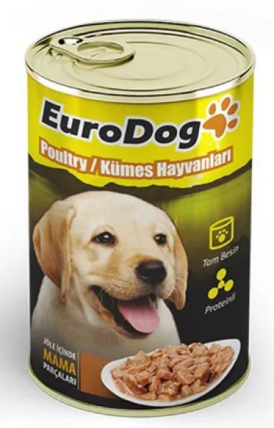 EuroDog Yavru Tavuklu 415 gr Köpek Maması