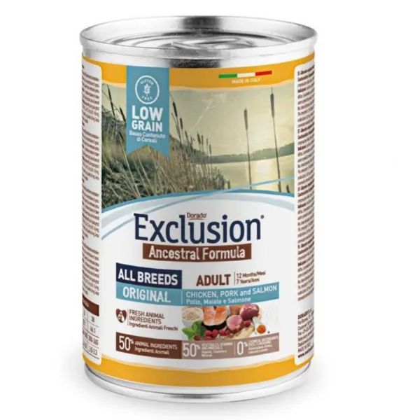 Exclusion Original Adult Düşük Tahıllı 400 gr Köpek Maması