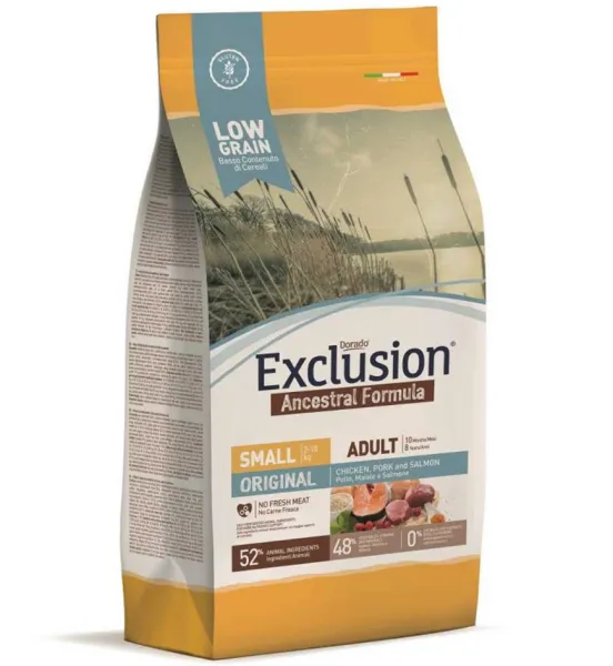 Exclusion Original Adult Mini Düşük Tahıllı 2.5 kg 2500 gr Köpek Maması