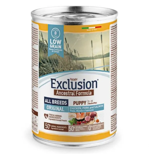 Exclusion Original Puppy Düşük Tahıllı 400 gr Köpek Maması