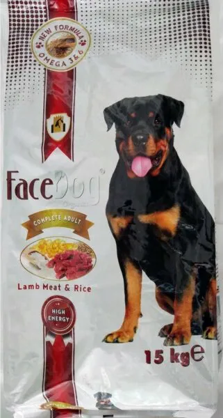 FaceDog Kuzu Etli Pirinçli Yetişkin 15 kg Köpek Maması