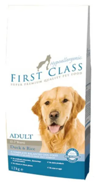 First Class Hypoallergenic Ördekli Pirinçli 12 kg Köpek Maması