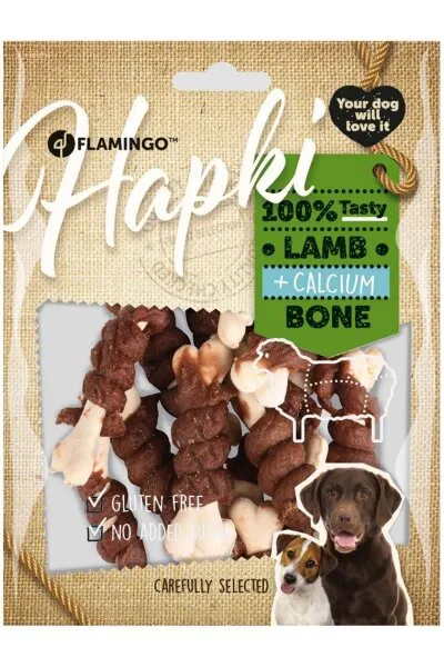 Flamingo Hapki Glutensiz Şeker Kuzu Etli 150 gr Köpek Maması