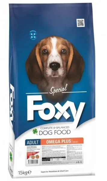 Foxy Somonlu Yetişkin 15 kg Köpek Maması