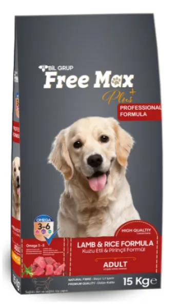 Free Max Kuzu Etli 15 kg Köpek Maması