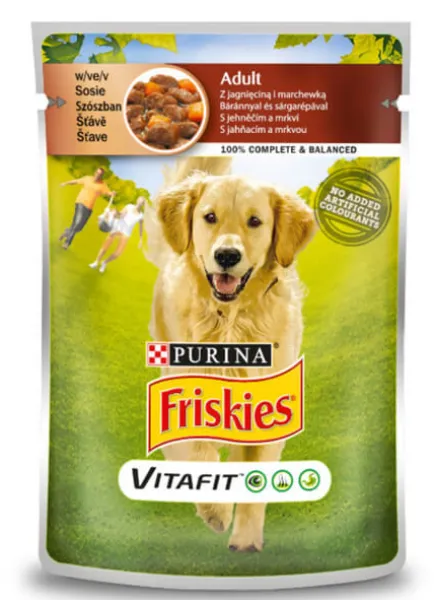 Friskies Kuzulu Pouch Yetişkin 100 gr Köpek Maması