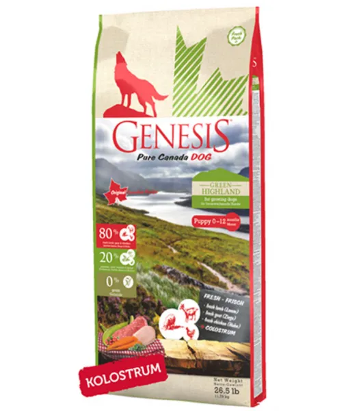 Genesis Green Highland Puppy 11.7 kg Köpek Maması