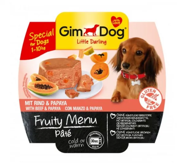 Gimdog Fruity Menu Sığır Etli ve Papayalı 100 gr Köpek Maması