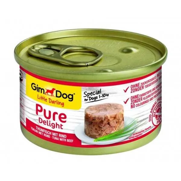 Gimdog Pure Delight Ton Balıklı Biftekli 85 gr Köpek Maması