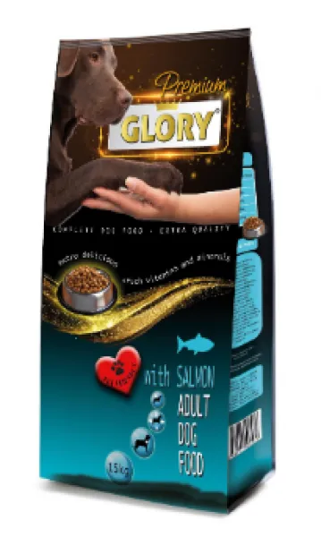 Glory Premium Somon Balıklı Yetişkin 15 kg Köpek Maması