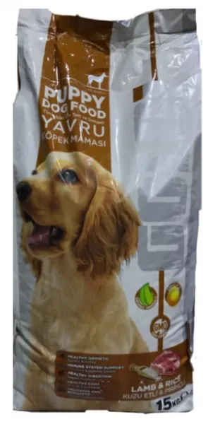 Goldi Kuzu Etli Pirinçli Yavru 15 kg Köpek Maması