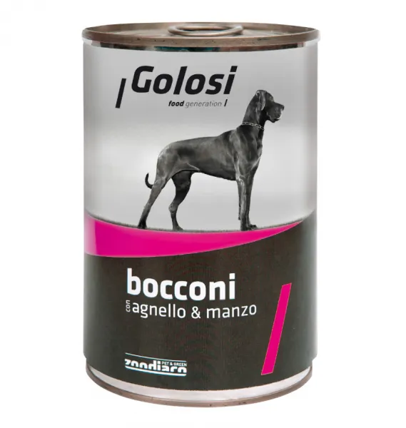 Golosi Adult Kuzu ve Sığır Etli 400 gr Köpek Maması