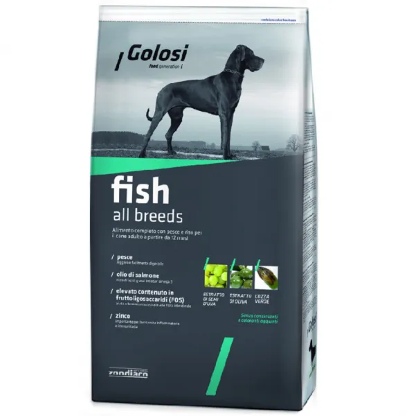 Golosi All Breeds Adult Balıklı 12 kg Köpek Maması