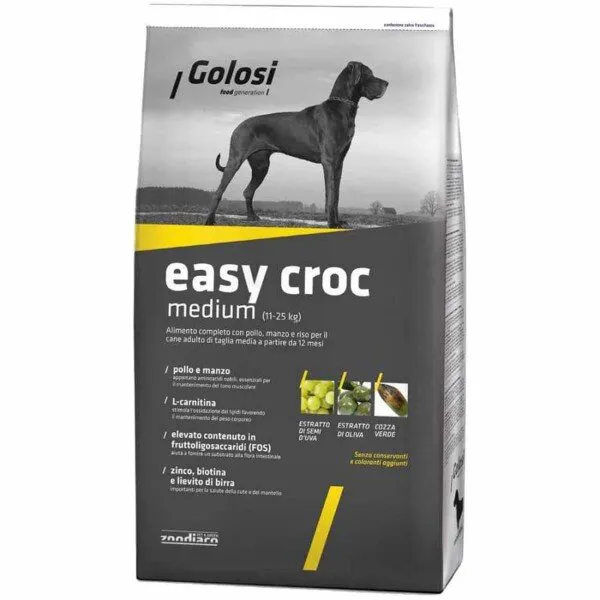 Golosi Easy Croc Orta Irk Tavuklu Yetişkin 12 kg Köpek Maması