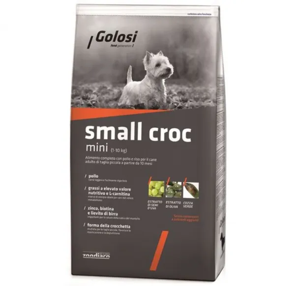 Golosi Small Croc Adult Tavuklu 2 kg Köpek Maması