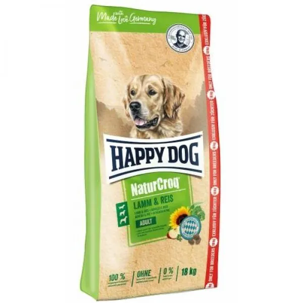 Happy Dog NaturCroq Kuzu Etli Yetişkin 18 kg Köpek Maması