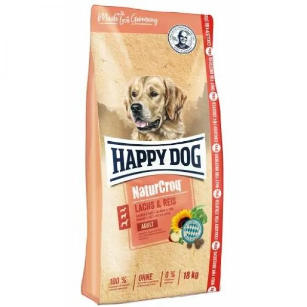 Happy Dog NaturCroq Somonlu Yetişkin 18 kg Köpek Maması