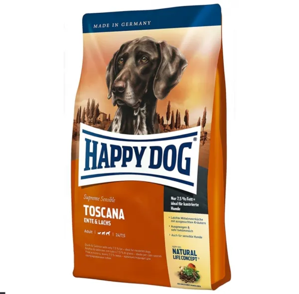 Happy Dog Supreme Sensible Toscana 1 kg Köpek Maması