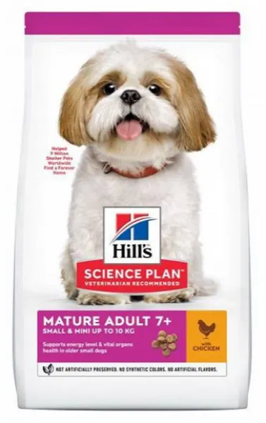 Hill's Mature 7+ Tavuklu Mini Irk Yaşlı 1.5 kg Köpek Maması