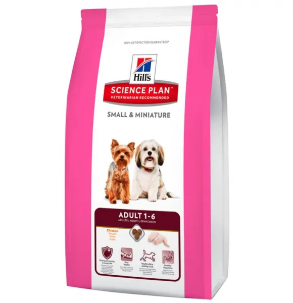 Hill's Science Plan Adult Small & Miniature Tavuklu 1.5 kg Köpek Maması