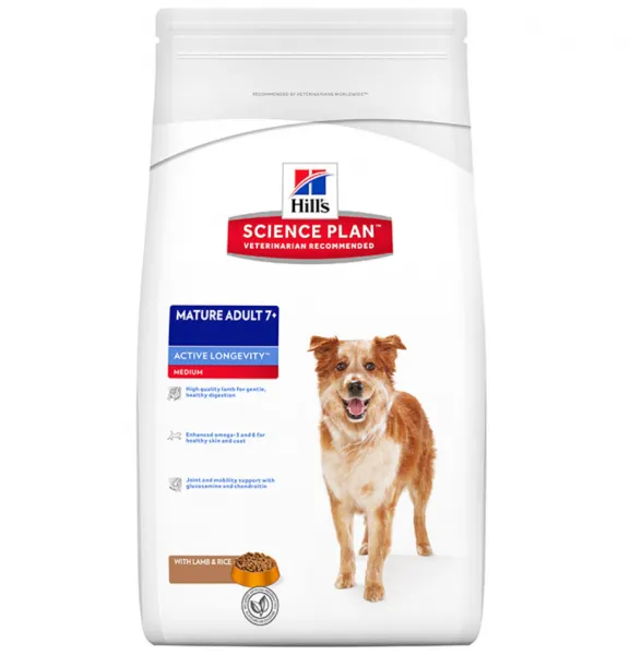 Hill's Science Plan Mature 7+ Active Longevity Kuzu Etli 12 kg Köpek Maması