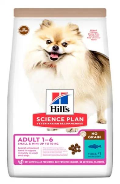 Hill's Science Plan Tahılsız Ton Balıklı Mini Yetişkin 6 kg Köpek Maması