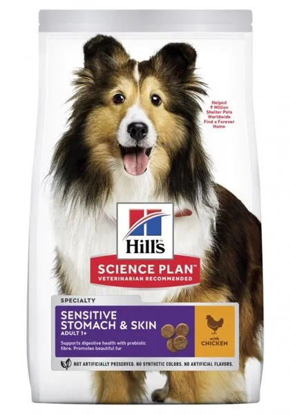 Hill's Sensitive Skin Tavuklu Hassas Yetişkin 14 kg Köpek Maması