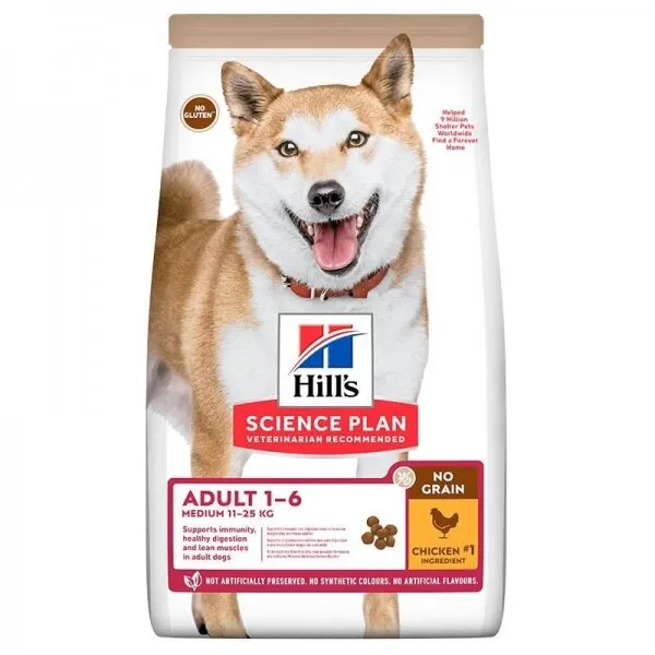 Hill's Tahılsız Tavuk Etli Orta Irk Yetişkin 2.5 kg Köpek Maması