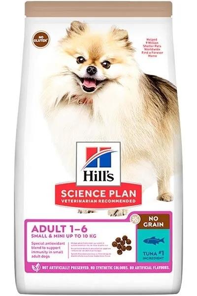 Hill's Tahılsız Ton Balıklı Küçük ve Mini Irk Yetişkin 1.5 kg Köpek Maması