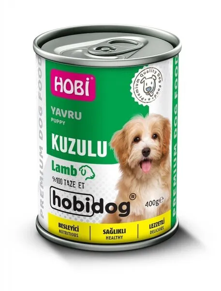 Hobi Dog Kuzu Etli Yavru 400 gr Köpek Maması