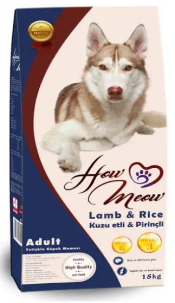 How Meow Premium Yetişkin Kuzu Eti 15 kg Köpek Maması