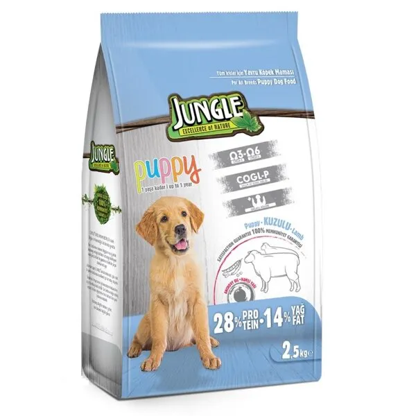 Jungle Kuzu Etli Yavru 2.5 kg Köpek Maması