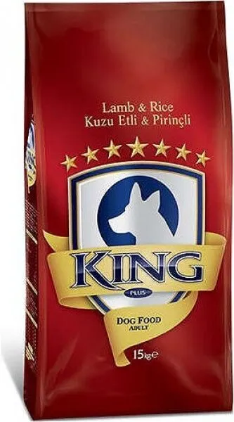 Kıng Kuzu Etli ve Pirinçli Adult 15 kg Köpek Maması