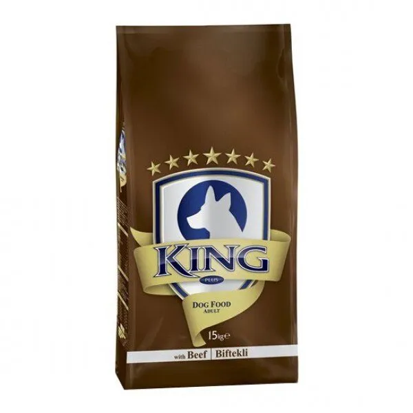 King Plus Beef Dog Biftekli Yetişkin 15 kg Köpek Maması