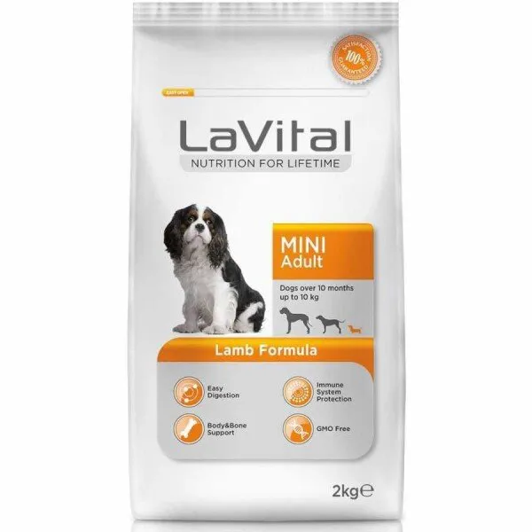 LaVital Kuzu Etli Mini Yetişkin 2 kg Köpek Maması