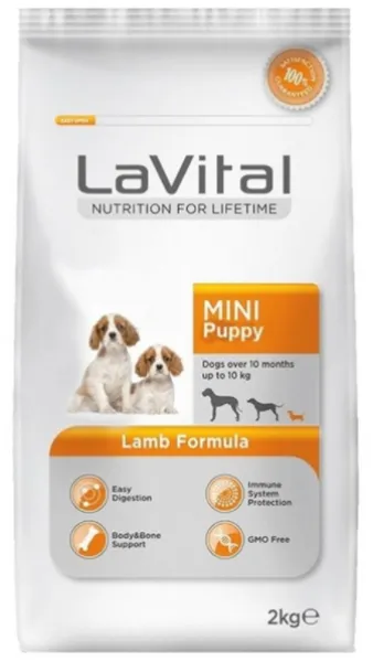 LaVital Kuzu Etli Mini Yavru 2 kg Köpek Maması