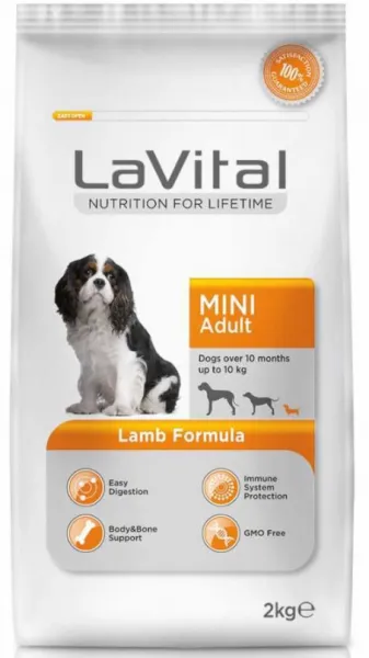 LaVital Kuzu Etli Small 2 kg Köpek Maması