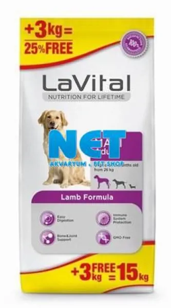 LaVital Maxi  Adult Kuzu Etli 15 kg Köpek Maması