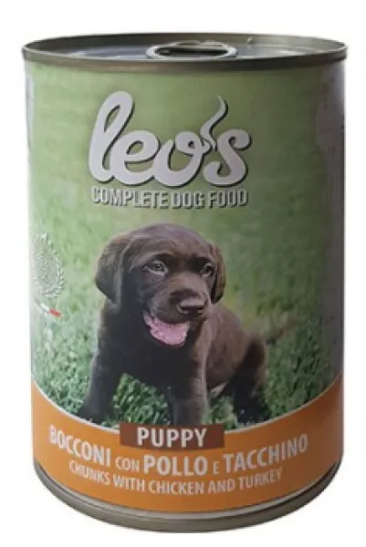 Leo's Yavru Tavuklu Hindili 415 gr Köpek Maması