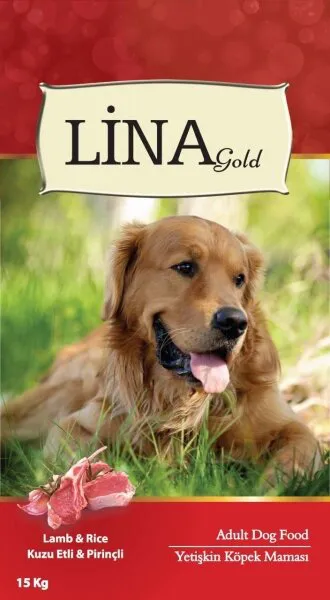 Lina Gold Kuzu Etli Prinçli 15 kg Köpek Maması