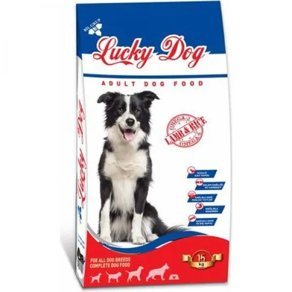 Lucky Dog Kuzu Etli 15 kg Köpek Maması