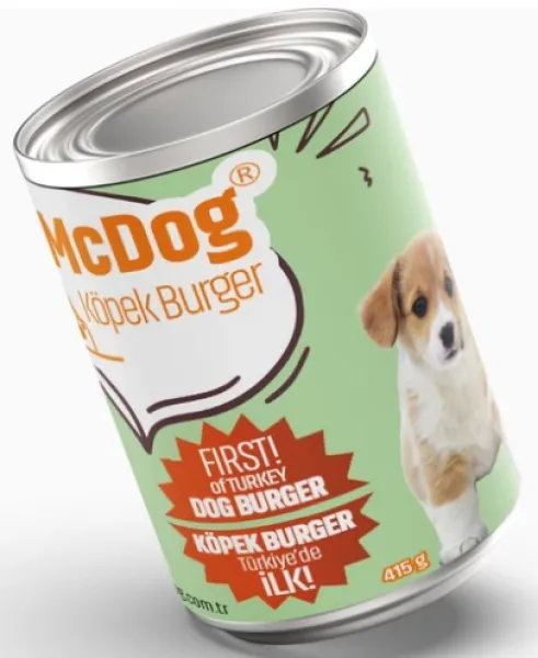 Mcdog Yavru Burger Kuzu Etli 415 gr Köpek Maması